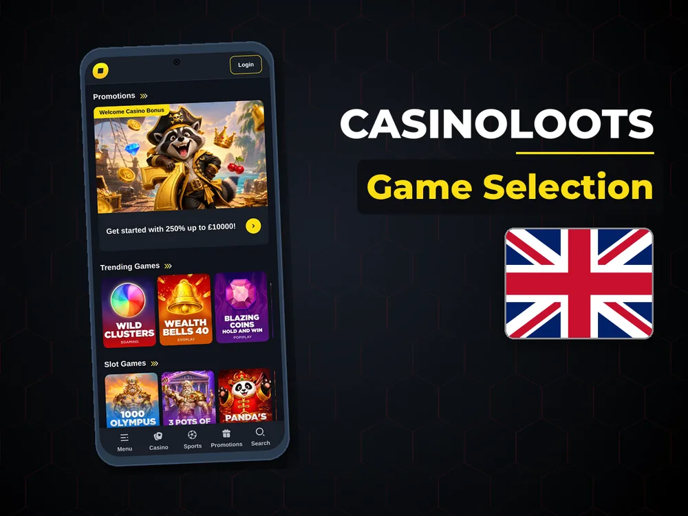 Casinoloots - Game Selection