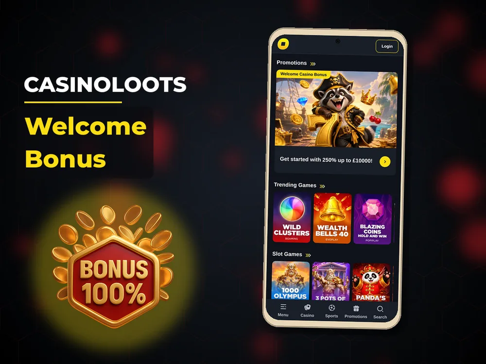 Casinoloots - Welcome Bonus