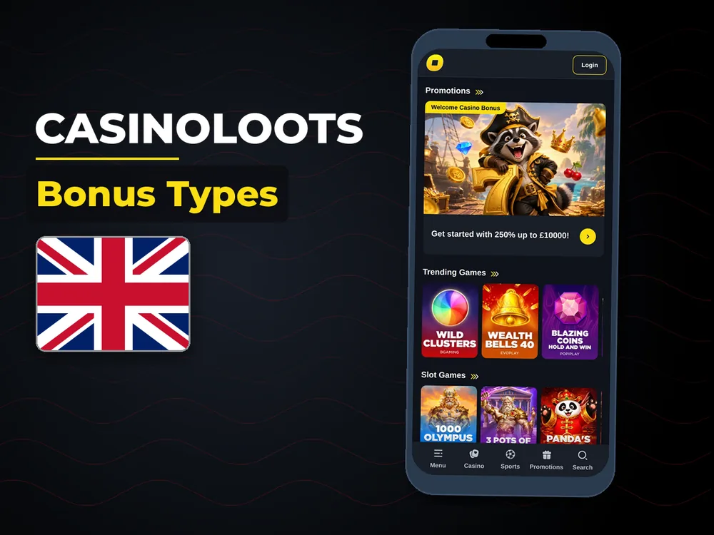 Casinoloots - Bonus Types