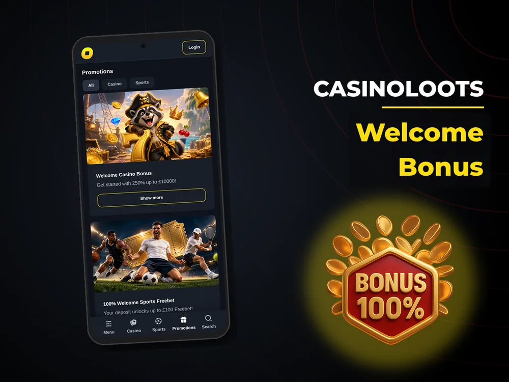 Casinoloots - Welcome Bonus