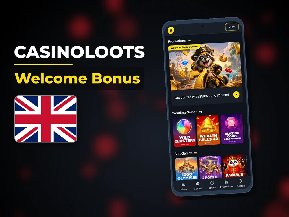 Casinoloots - Welcome Bonus